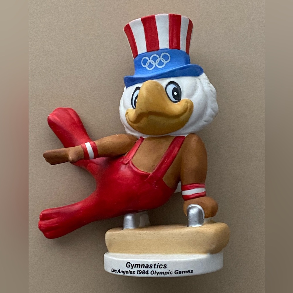 Vintage 1984 LA Olympics, Men’s Gymnastics figurine